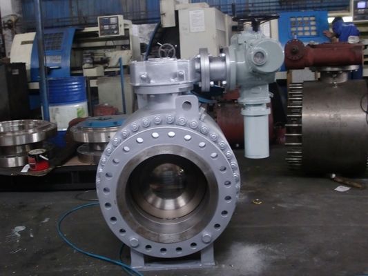 Buen precio Vávula de bola lateral de la entrada del acero de molde, vávula de bola del extremo del reborde 150LB en línea