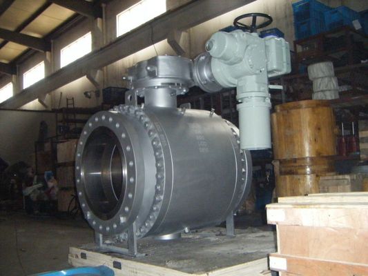 Buen precio Vávula de bola montada muñón suave de la pulgada 600LB de Seat 16 en línea